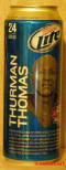 MILLER LITE - 2009 NFL Hall of Fame Series - Thurman Thomas